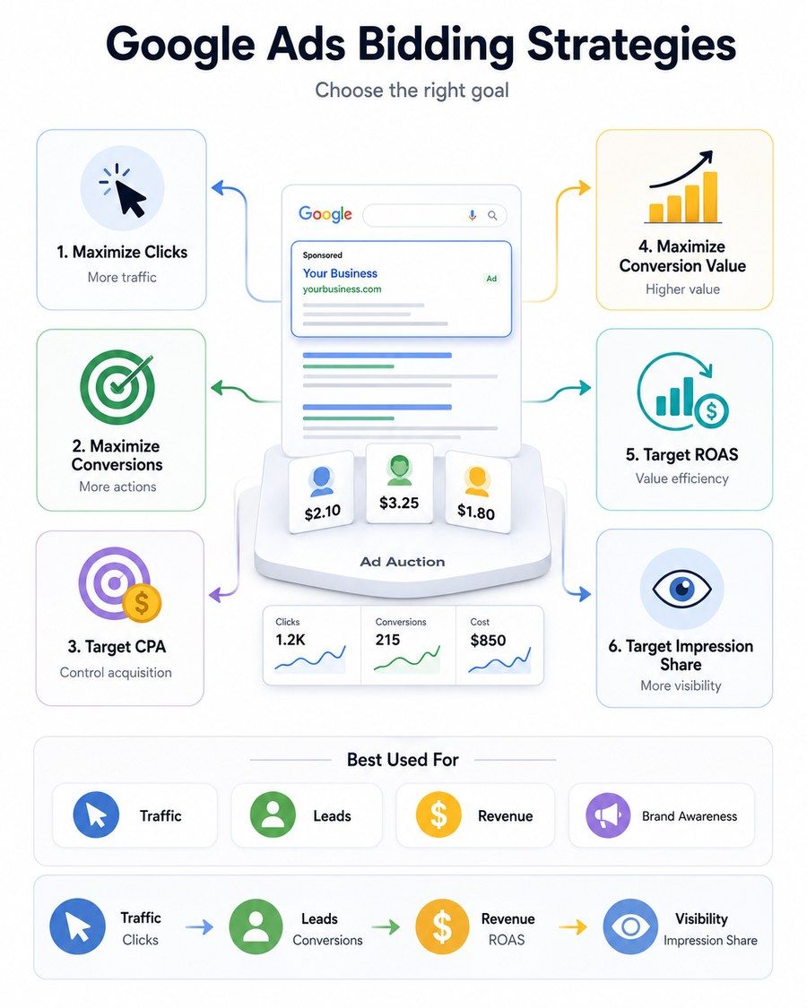 Google Ads Bidding Strategies Guide: Explore Basics, Key Details and Helpful Information