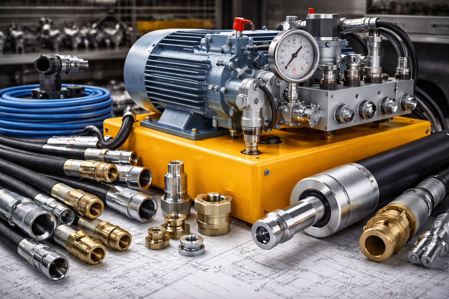 Hydraulic Power Systems: Fundamentals, Components, and Real-World Applications